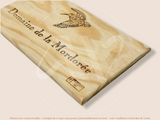 Estampe / Façade d'une caisse de vin en bois du Domaine de la Mordorée - Vallée du Rhône | Format 6 bouteilles = 30x17 cm