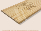 Estampe / Façade d'une caisse de vin en bois du Chateau Lafite Rothschild - Bordeaux | Format 6 bouteilles = 30x17