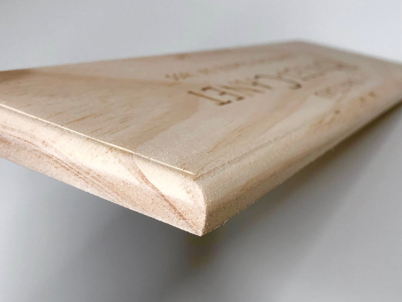 Estampe / Façade d'une caisse de vin en bois du Chateau Pontet Canet - Bordeaux | Format 1 bouteille = 30x9 cm