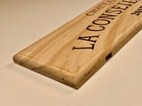Estampe / Façade d'une caisse de vin en bois du Chateau La Conseillante - Bordeaux | Format 1 bouteille = 30x9 cm