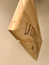 Estampe / Façade d'une caisse de vin en bois du Chateau La Conseillante - Bordeaux | Format 1 bouteille = 30x9 cm