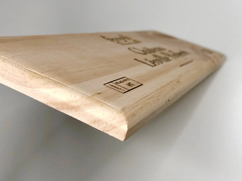 Estampe / Façade d'une caisse de vin en bois du Chateau Léoville Poyferré - Bordeaux | Format 1 bouteille = 30x9 cm