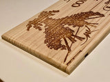 Estampe / Façade d'une caisse de vin en bois du Domaine Guigal - La Doriane - Condrieu | Format 6 bouteilles = 30x17 cm