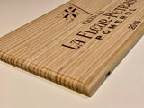 Estampe / Façade d'une caisse de vin en bois du Chateau La Fleur de Petrus - Bordeaux | Format 6 bouteilles = 30x17 cm