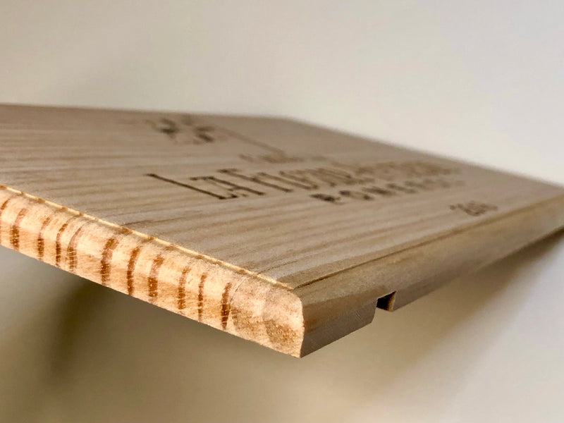Estampe / Façade d'une caisse de vin en bois du Chateau La Fleur de Petrus - Bordeaux | Format 6 bouteilles = 30x17 cm