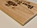 Estampe / Façade d'une caisse de vin en bois du Domaine du Vieux Télégraphe - Rhone | Format 6 bouteilles = 30x17 cm