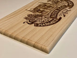 Estampe / Façade d'une caisse de vin en bois du Chateau Palmer - Alter Ego - Margaux - Bordeaux | Format 6 bouteilles = 30x17 cm