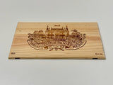 Estampe / Façade d'une caisse de vin en bois du Chateau Palmer - Millésime 2017 - Margaux - Bordeaux | Format 6 ou 12 bouteilles = 30x17 cm