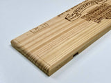 Estampe / Façade d'une caisse de vin en bois du Chateau Giscours - Bordeaux | Format 6 bouteille = 30x9 cm