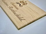 Estampe / Façade d'une caisse de vin en bois du Chateau Mouton Rothschild - Bordeaux | Format 12 bouteilles = 30x17 cm