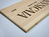 Estampe / Façade d'une caisse de vin en bois du Domaine Sassicaia Tenuta San Guido - Bolgheri - Italie | Format 6 bouteilles = 30x17 cm