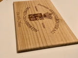 Estampe / Façade d'une caisse de vin en bois du Domaine Armand ROUSSEAU - Bourgogne | Format 6 bouteilles = 30x17 cm