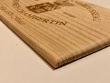 Estampe / Façade d'une caisse de vin en bois du Domaine Armand ROUSSEAU - Bourgogne | Format 6 bouteilles = 30x17 cm