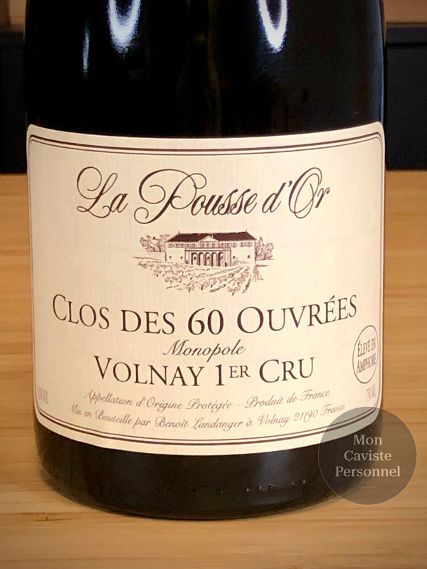 Domaine de la Pousse d'Or  |  Volnay  |  Premier Cru  |  "CLOS DES 60 OUVREES » Amphore en Monopole  |  2016  |  Bouteille