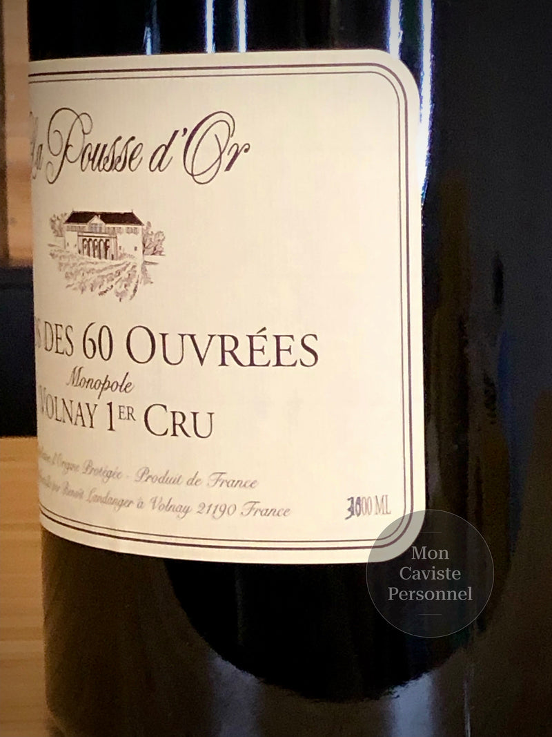 Domaine de la Pousse d'Or  |  Volnay  |  Premier Cru  |  "CLOS DES 60 OUVREES » en Monopole  |  2018  |  Jéroboam  |  Caisse Bois