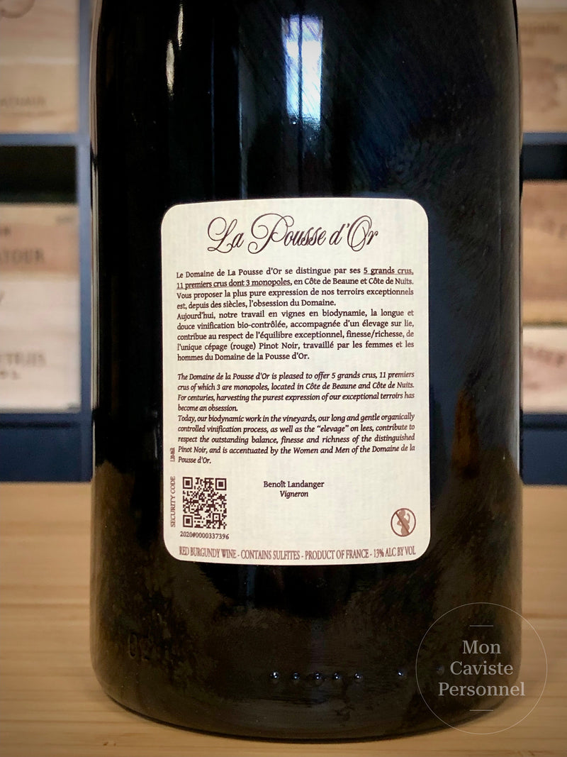Domaine de la Pousse d'Or  |  Volnay  |  Premier Cru  |  "Clos de la Bousse d'Or" en Monopole  |  2004  |  Magnum