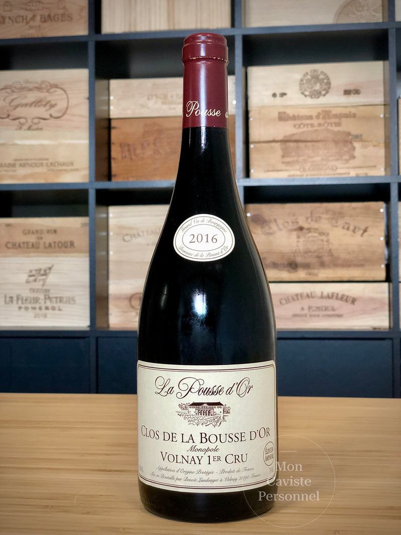 Domaine de la Pousse d'Or  |  Volnay  |  Premier Cru  |  "CLOS DE LA BOUSSE D'OR" Amphore en Monopole  |  2016  |  Bouteille
