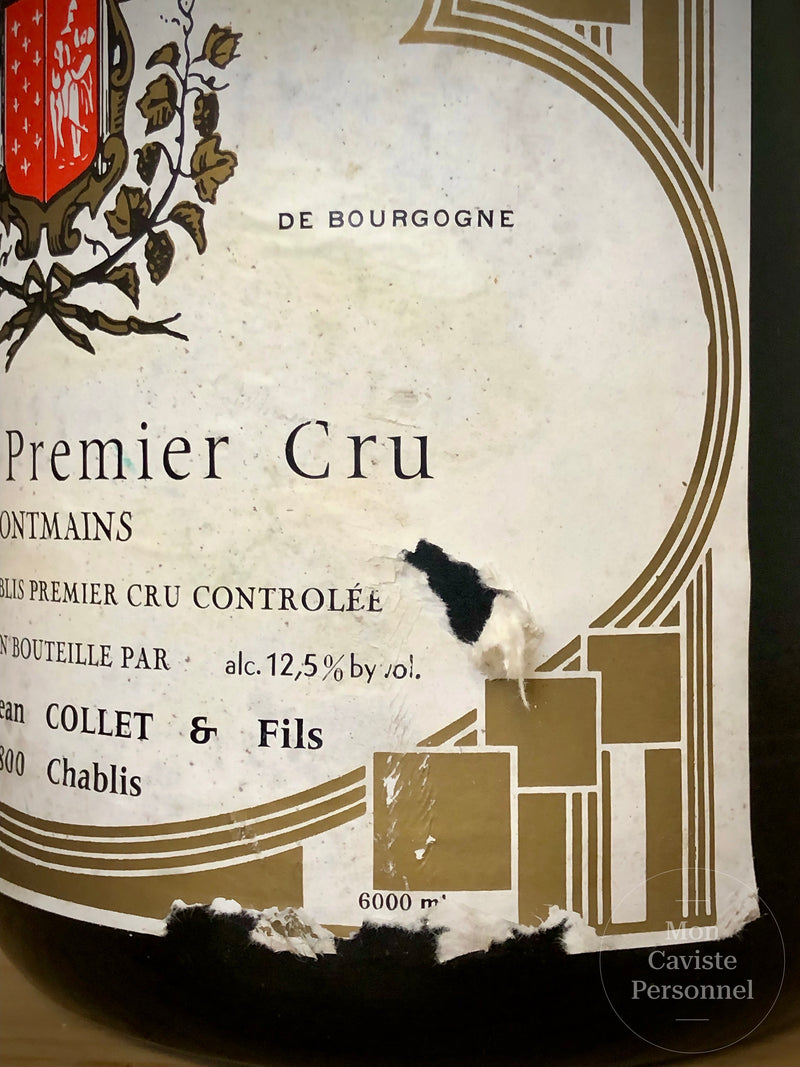 Domaine Jean COLLET  |  Chablis  |  Premier Cru  |  Montmains  |  1998  |  6 Litres  |  Mathusalem